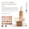 FARMASi Vfx Pro Foundation, Full Coverage Liquid Cream, Lightweight Long Lasting Coverage, Breathable Skin Moisturizer with Color True Matte Blending, Face Makeup, 1 fl. oz / 30 ml - Neutral Medium 12