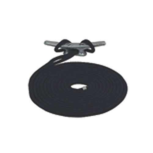 Sea-Dog 301112020BK-1 Twisted Nylon Dock Line - 1/2" x 20', Black