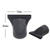 DNHCLL Hair Dryer Pack of 2 Black Professional Plastic Nozzle, 4.5 cm Diameter, Fast Drying, Lightweight, ALCI Safety Plug, Suitable for Salon Styling Tool