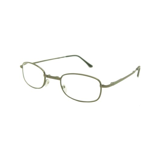 ColorViper Pocket Folding Metal Reading Glasses with Cases R7299TS (shiny gunmetal, +1.25)