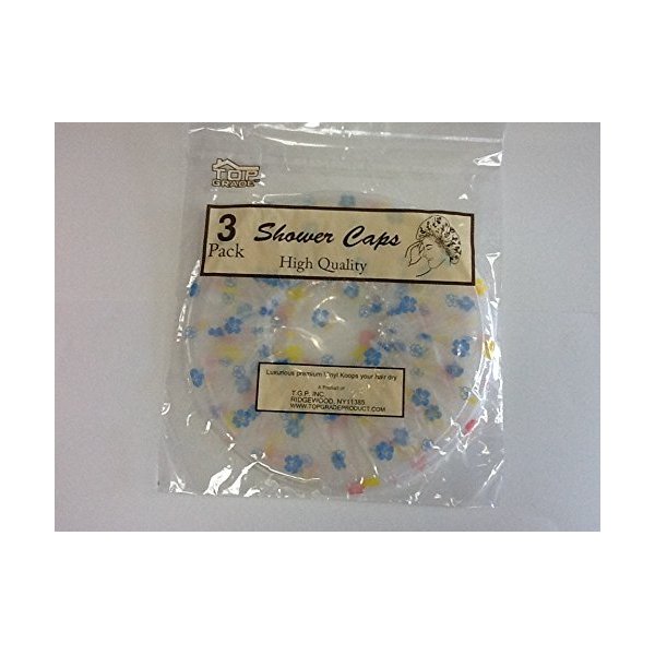 3 piece shower caps