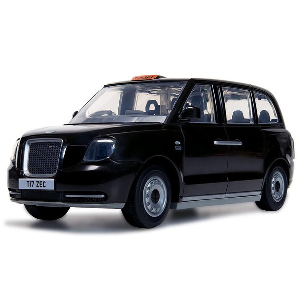 Skill 1 Model Kit London Taxi LEVC TX Black Snap Together Painted Plastic Model Car Kit by Airfix Quickbuild J6051