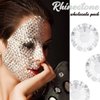 qiipii 400pcs SS30 Crystal White Nail Flatback Rhinestones Bulk Nail Art 6.1mm Round Glass Gems Beads Stones Diamonds for Eye Makeup Nail Decoration Jewels Accessories Crafts Clothes Shoes DIY