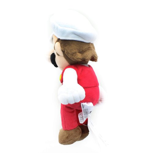 Little Buddy Super Mario All Star Collection 1420 Fire Mario Stuffed Plush, 9.5", Multicolor