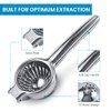 Upgraded Lemon Squeezer Meidong Super Stainless Steel 304 Hand Press Juicer Manual Citrus for Juicing Lemon ＆ Limes, Vegetables