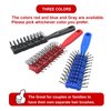 VESS Styling Ceramic Hair Brush 9-row Round Type, for Bow and Styling Made in Japan (No.80 Red)