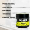Rolda Black Pomade - Medium Hold With Radiant Shine - Grey Hair Coverage - Water-Based, All-Day, Flake-Free Formula
