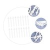 PACKOVE 60Pcs Nose Wax Spatulas Disposable Plastic Wand for Cleaning Safe Nasal Hair Removal Tool Lightweight and User Friendly Hair Waxing Applicator for Family Use