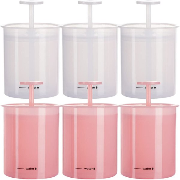 6pcs Face Wash Foam Maker Manual Facial Foam Cup Form Whip Maker Rich Cream Bubble Maker Skincare Tool for Travel Household