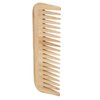 Wide Tooth Comb, Bamboo Comb Lightweight Easy Styling Flexible Structure for Home for Travel for Long Hair