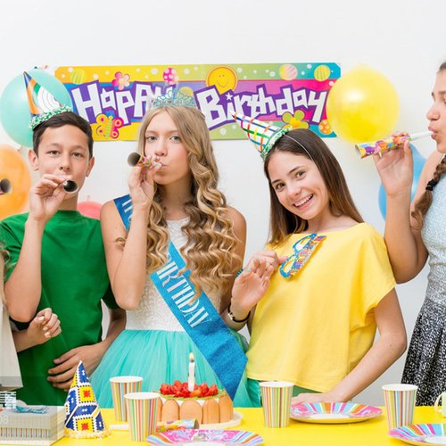 GAFATORY Birthday Sash Blue It's My Birthday Sash and Crown Birthday Girl Sash Birthday Crown Gift Party Decorations for Women Girls