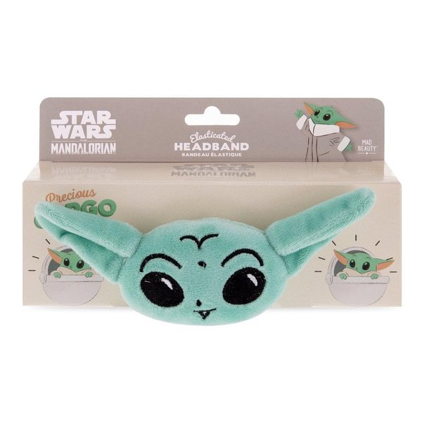 MAD Beauty Star Wars Grogu Headband, Comfortable, Soft, Use While Doing Make-Up, Applying Creams, or Face Masks, Great Gift for Star Wars Fans