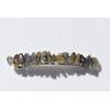 Labradorite Stone French Barrette Hair Clip 4" or 100 mm Length