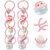MERRYHAPY 5 Pairs Unicorn Hair Accessories Rubber Bands Hair Ties Tiara Women Hair Ring Elastic Hair Tie Hair Elastics Ponytail Holders Hair Rope Plastic Mermaid Girl Elasticity