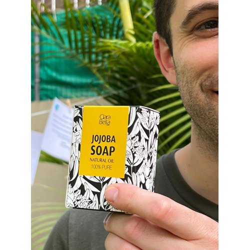 Clara Bella Health Jojoba Soap Natural oil 100% Pure Organic Jojoba Oil Soap Bar Pure Body Soap with Jojoba and Olive Oil