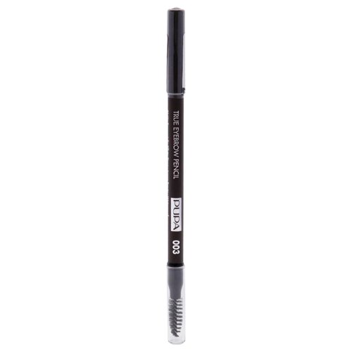 PUPA Milano True Eyebrow Pencil Pencil - Shape And Define Natural Looking Eyebrows - Fill And Volumize For Beautiful Thick Brows - Sculpt Arches With Smooth Precision - 003 Dark Brown - 0.038 Oz