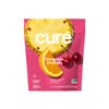 Cure Hydration | Plant-Based Electrolyte Drink Mix | No Added Sugar | Dehydration Relief Powder Made with Coconut Water | Non-GMO | Vegan | Gluten Free | Pouch of 14 Packets - Tropical Punch