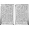 Microwave Oven Grease Filter WB06X10309 Compatible with GE WB06X10359 Microwave Filter Replacement Parts by AMI PARTS- 7-5/8 x 5 x 3/32 Inch 2 Packs