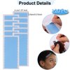 Kachanaa 120 Pieces Lace Front Wig Tape Double Sided Adhesive Waterproof Lace Glue for Front Lace Wig Tape in Hair Extension (Blue)