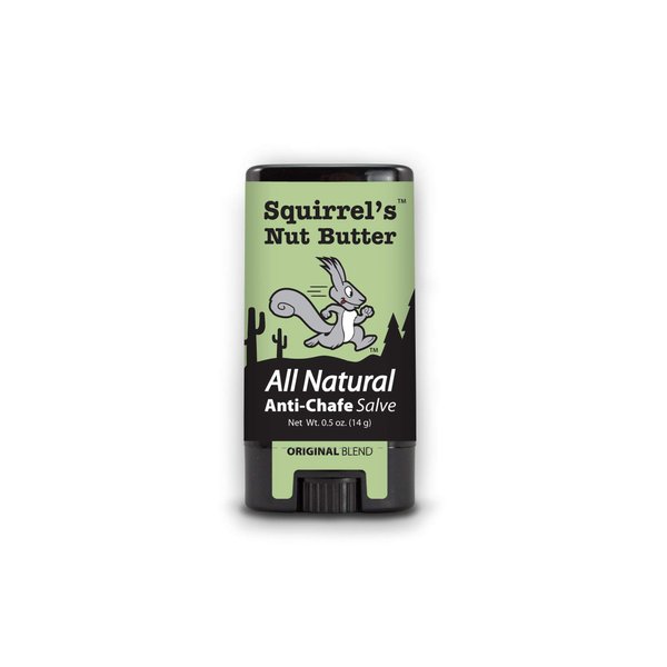 Squirrel's Nut Butter All Natural Anti Chafe Salve, Stick Applicator, 0.5 oz