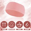 XIHIRCD 6pcs Wide Headbands for Women, Non Slip Knit Fabric Hair Band Elastic Boho Head Band Stylish Sport Stretchy Hairbands for Girls Yoga Running Make Up Face Wash (6 Colors)