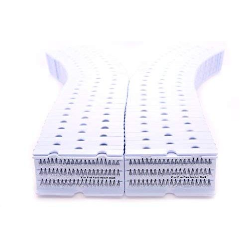 Cherishlook Professional 100packs Individual Lashes (Knot Free Flare Medium)