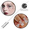 FACEGEM LONDON 15 Sheet Face Gems Rhinestone -SELF ADHESIVE- Rhinestones for Eyes Face Body Nails, Face Glitter, Nail Gems Rhinestone, Face Jewels Rhinestone for Party, Rave Festival, Make up