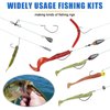 Fishing Accessories Kit Fishing Tackle Box with Tackle Included, Fishing Hooks, Fishing Weights Sinkers, Fishing Swivels Snaps, Beads, Fishing Gear Set Equipment for Bass Trout Fishing Gifts for Men