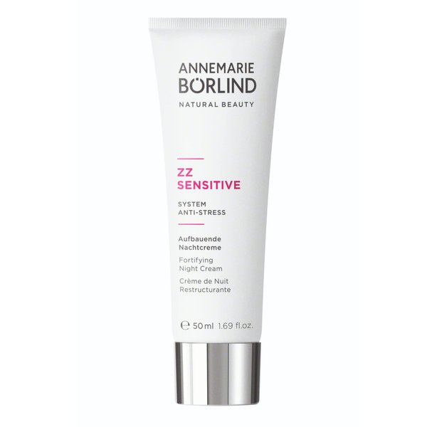 ANNEMARIE BÖRLIND – ZZ SENSITIVE Protective Night Cream – Natural Facial Moisturizer with Vitamin C + E and Golden Orchid Extract for Sensitive and Damaged Skin – Step 4 of 5-1.69 Oz.
