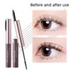 Black mascara with eyelash comb, Waterproof,Voluminous Eyelashes, Long Lasting, Smudge-proof，Mascara For Natural Lengthening And Thickening Effect(1 Pcs)