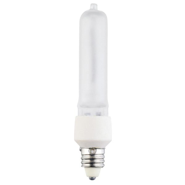 Westinghouse 0470600 75 watt T4 Halogen Single-Ended Frost Light Bulb with Mini-Can Base, 1 Pack