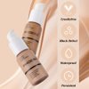 Foundation,Matte Foundation Concealer Full Coverage,Oil-Control &Waterproof Foundation Makeup For Women. (#101 Porcelain, 30ml)
