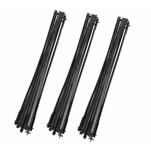 FOXBC 5 Inch Scroll Saw Blade Pin End, (10/15/18 TPI - 36 Pack)