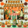 Hunting Birthday Party Decorations Camo Deer Birthday Banner Hunting Birthday Banner Honeycomb Centerpiece Swirls Paper Pompoms for Gone Hunting Camping Birthday Baby Shower Party Supplies