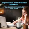 Misby Mug Warmer for Desk with Auto Shut Off, Coffee Warmer Cup Warmer for Office Home Desk Use Keep Beverage, Milk, Tea Warm Christmas/Birthday Gift (Deep Black)