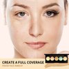 FALOCUTUS 5 In 1 Multi-Use Correcting Concealer Palette,Waterproof Long Lasting Contour Palette,Professional Creamy Concealer Kit for Women,Easy to Create Full Coverage and Natural Finish.#5