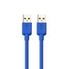 Cable Matters 2-Pack USB 3.0 Cable 3ft, USB to USB Cable/USB A to USB A Cable/Male to Male USB Cord/Double USB Cord in Blue