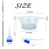 11PCS Hair Dye Coloring Kit, Professional Hair Coloring Dyeing Kit, Hair Coloring Highlight Cap Brush and Bowl Set, Mixing Bowl, Hair Dyeing Cap, Hair Needles, Dye Color Brush, Hair Clips (Blue)