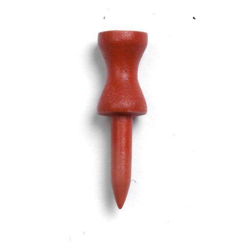 1 1/2" Inch Step Down Golf Tees | Made from Natural Hard Wood | Strong, Light Weight & Biodegradable Material | Pack of 100 Red