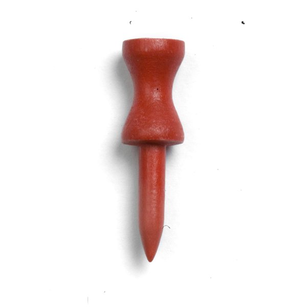 1 1/2" Inch Step Down Golf Tees | Made from Natural Hard Wood | Strong, Light Weight & Biodegradable Material | Pack of 100 Red