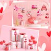 48 Sets Valentines Day Crafts Kit for Kids Valentines Heart Owl Crafts DIY Valentines Tree Ornament Kit Make Your Own Valentines Craft Projects Valentine Party Supplies Home Classroom Game Activities