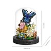 GaoDeBuChou Flower Bouquet and Insect Building Sets,530PCS Flowers Botanical Mini Bricks Building Blocks kit for Adults(Butterfly)