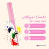 Allegro Combs 61 XL Rat Tail Combs Wide Tooth Comb Detangling Hair Styling Coarse Hair Foiling Thick Back Parting Combs Hairstylist Combs For Women Made In USA 3 Pc. (Light Pink)