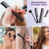 ZABOUL Detangling Hair Brush Set|Detangler Brush and Comb Set for Women and Men Kids, No More Tangle Hairbrush for Black Natural Wavy Wet Hair