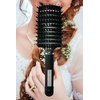 Boar Bristle Hair Brush – Curved and Vented for Wet and Dry Detangling Hair Brush for Women Long, Thick, Thin, Curly & Tangled Hair Vent Brush