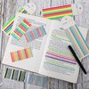 2300 Pcs Highlighter Strips Tabs Transparent Highlighter Tape Reusable Long Highlighting Sticky Tabs Page Markers Index Tabs for Books Office Supplies