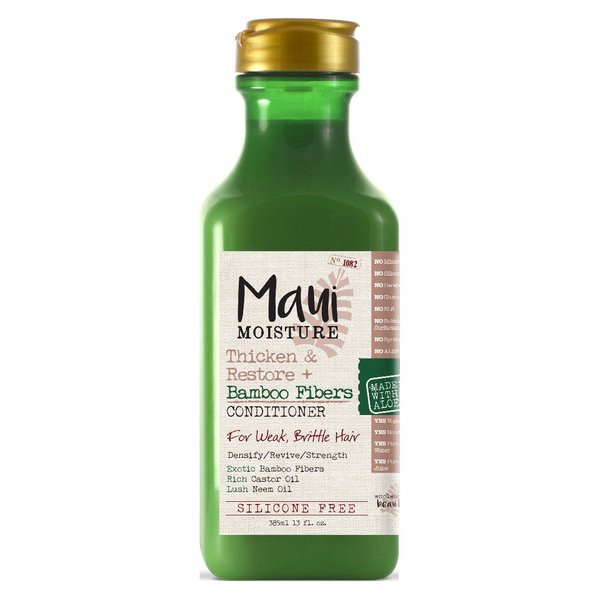 Maui Moisture Conditioner Bamboo Fibers 13 Ounce (Thicken) (385ml) (6 Pack)