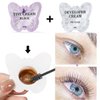 Libeauty Eyelash Black Color Kit, Semi-Permanent Hair Color Kit for Lash and Brow Cute Butterfly Disposable Individual Sachet Kit Instant Voluminous Coloring Eyebrow Colour Kit