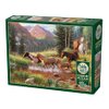 Cobble Hill 1000 Piece Puzzle - Mountain Thunder - Sample Poster Included