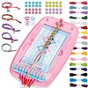 Friendship Bracelet Making Kit for Girls, Arts and Crafts for Kids Age 8-12, Christmas Birthday Gifts for Girls 7 9 11 12 Year Old, DIY Jewelry Making Kit for Girls, Friendship Bracelet Maker Tool